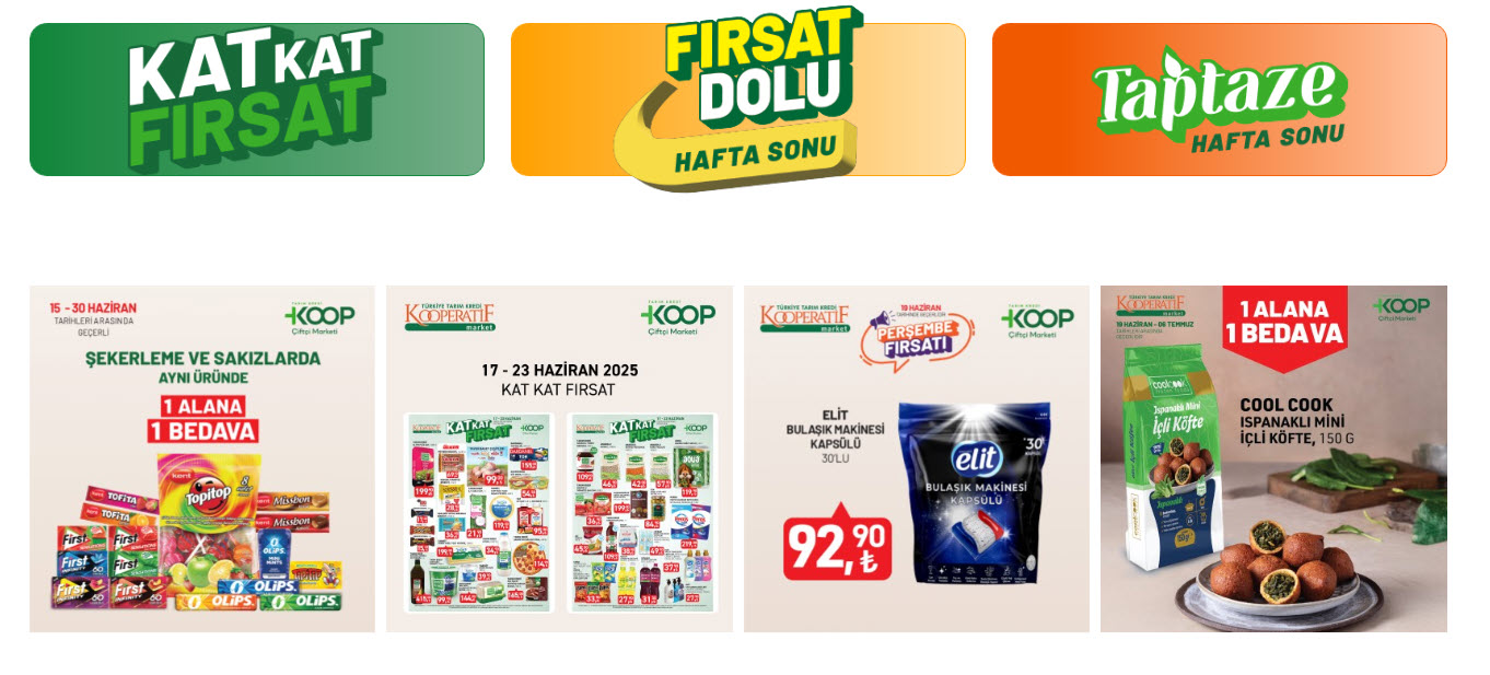 Tarım Kredi Kooperatif Market Kataloğu ile Haftalık İndirim Fırsatları