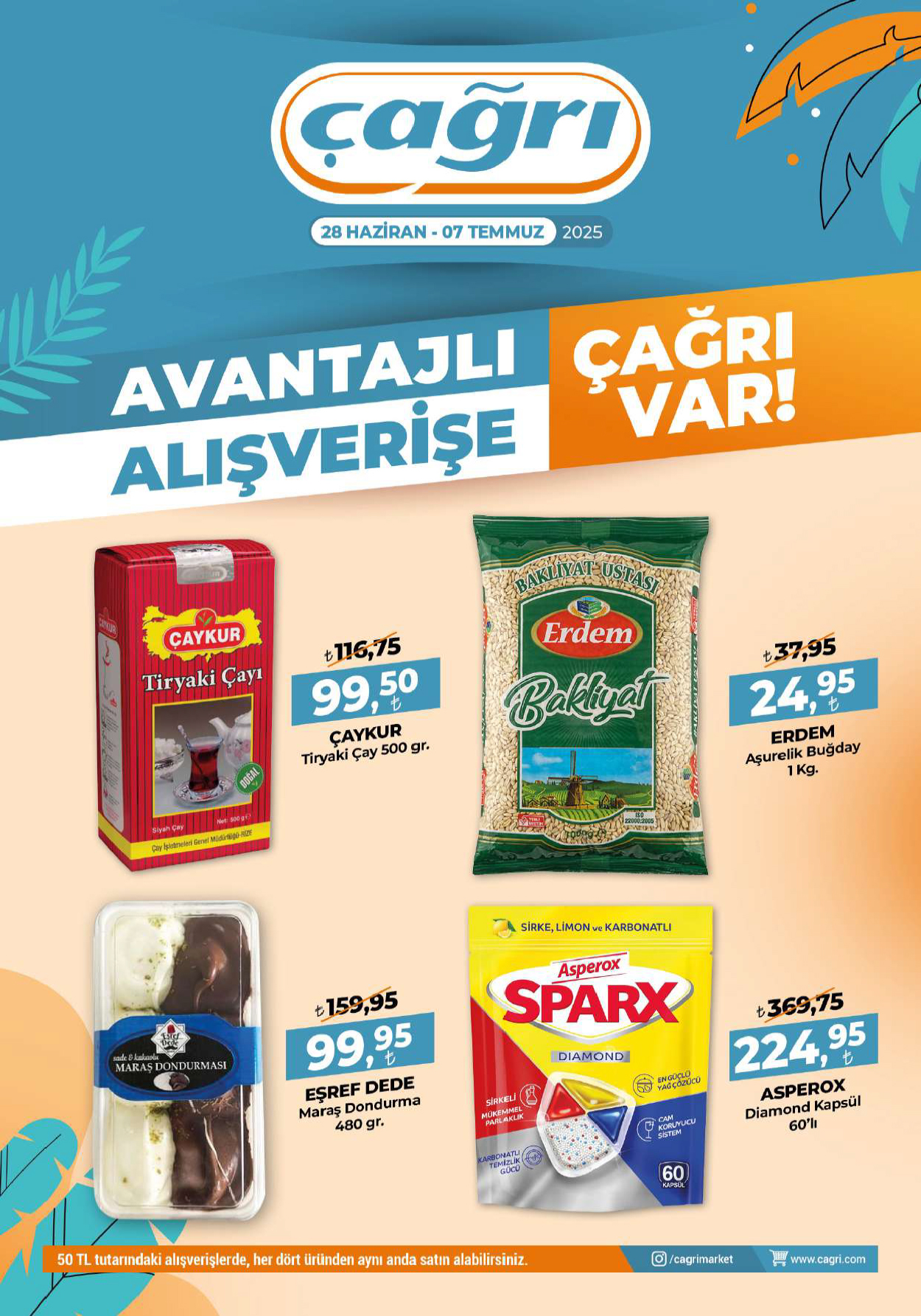 Çağrı 28 Haziran 2025 Kataloğu Aktüel Ürünleri