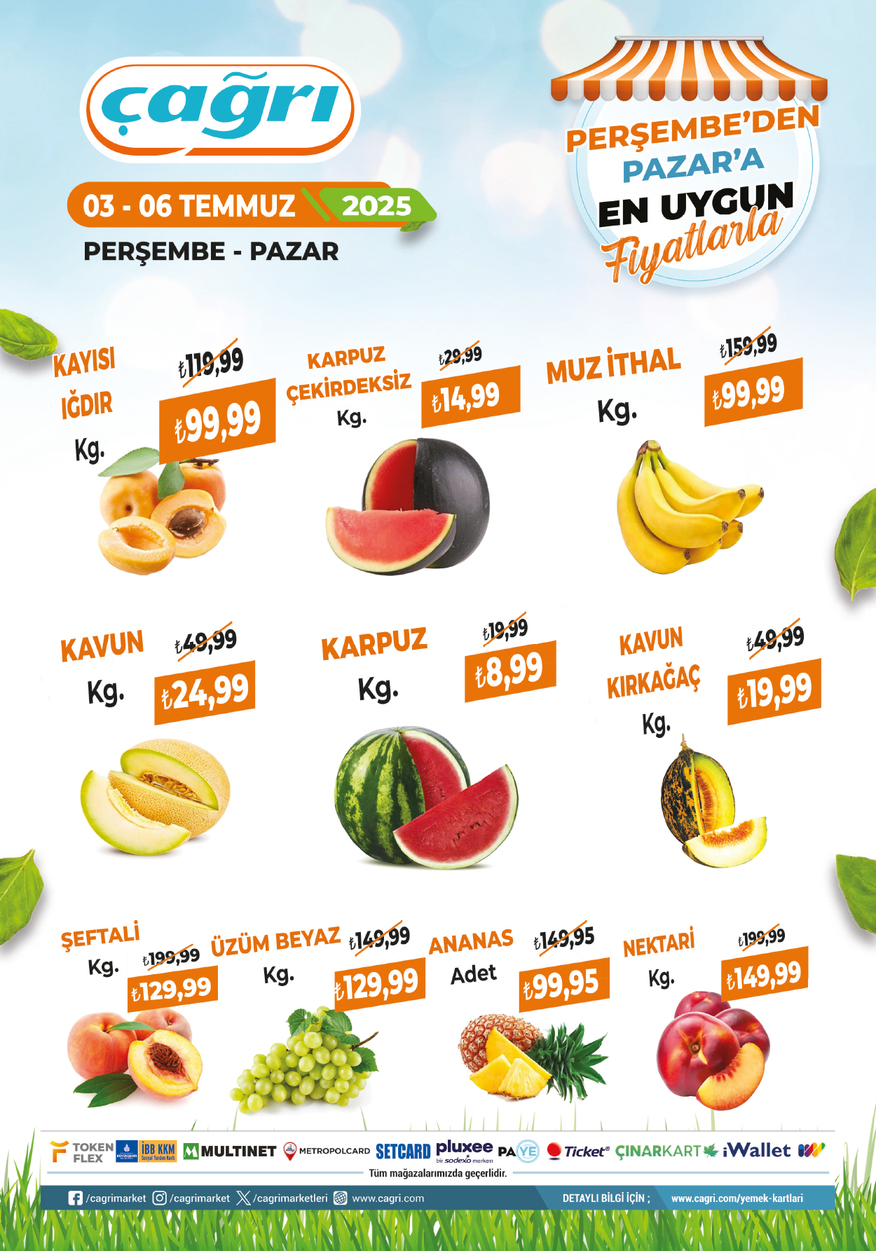 Çağrı 3 Temmuz 2025 Kataloğu Aktüel Ürünleri