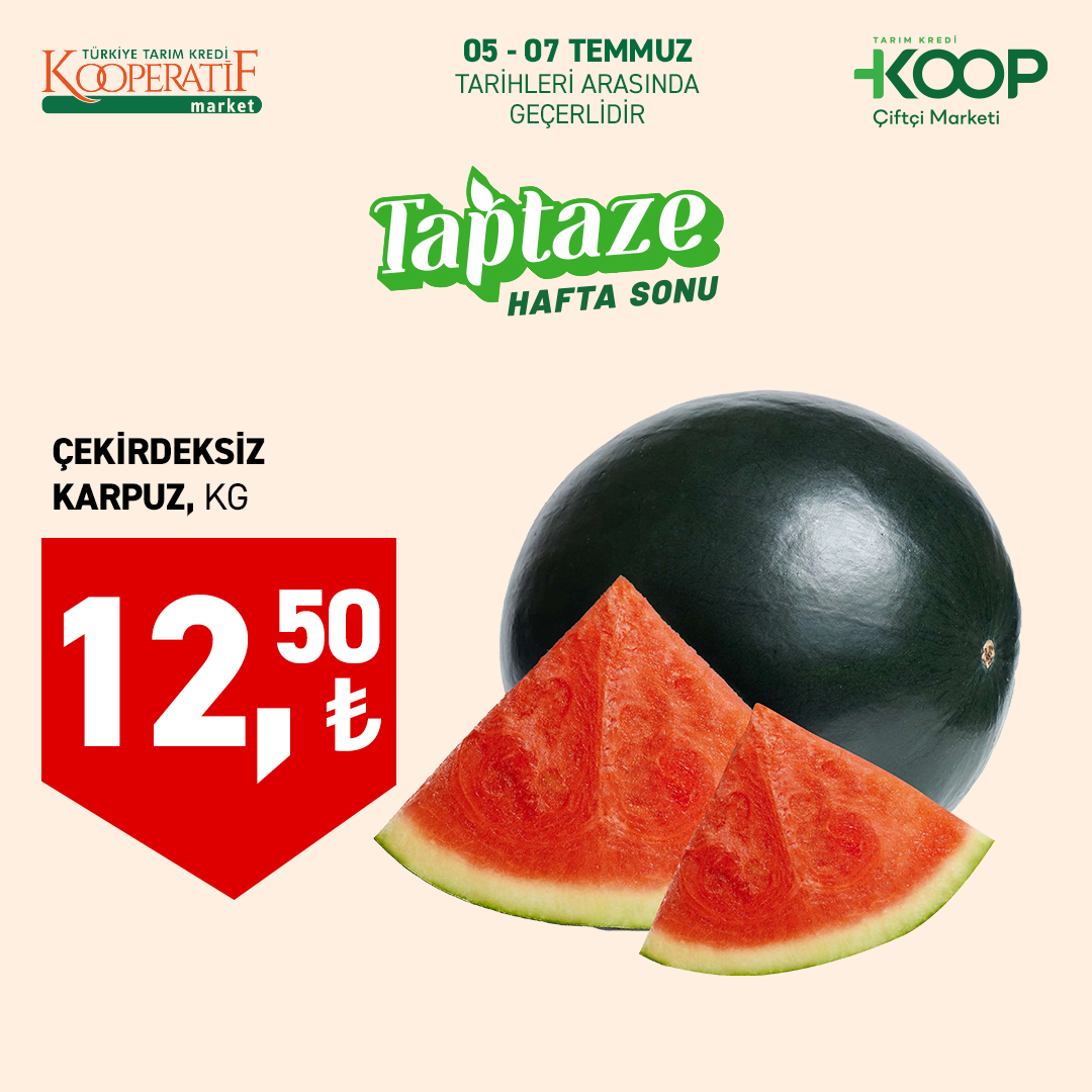 Tarım Kredi Kooperatif Market 5 Temmuz 2025 Kataloğu