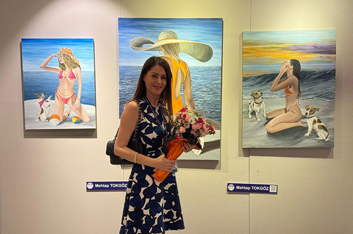 Mehtap Tokgöz, Yeni Eserleriyle Lütfi Kırdar Sanat ve Antika Fuarı’nda